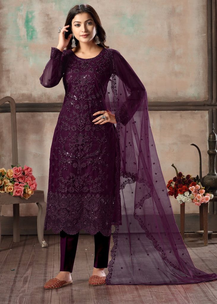 Pashtush Womens Ethnic Weave Cotton-Silk Unstitched Suit, Fuchsia –  Pashtush Shawl Store